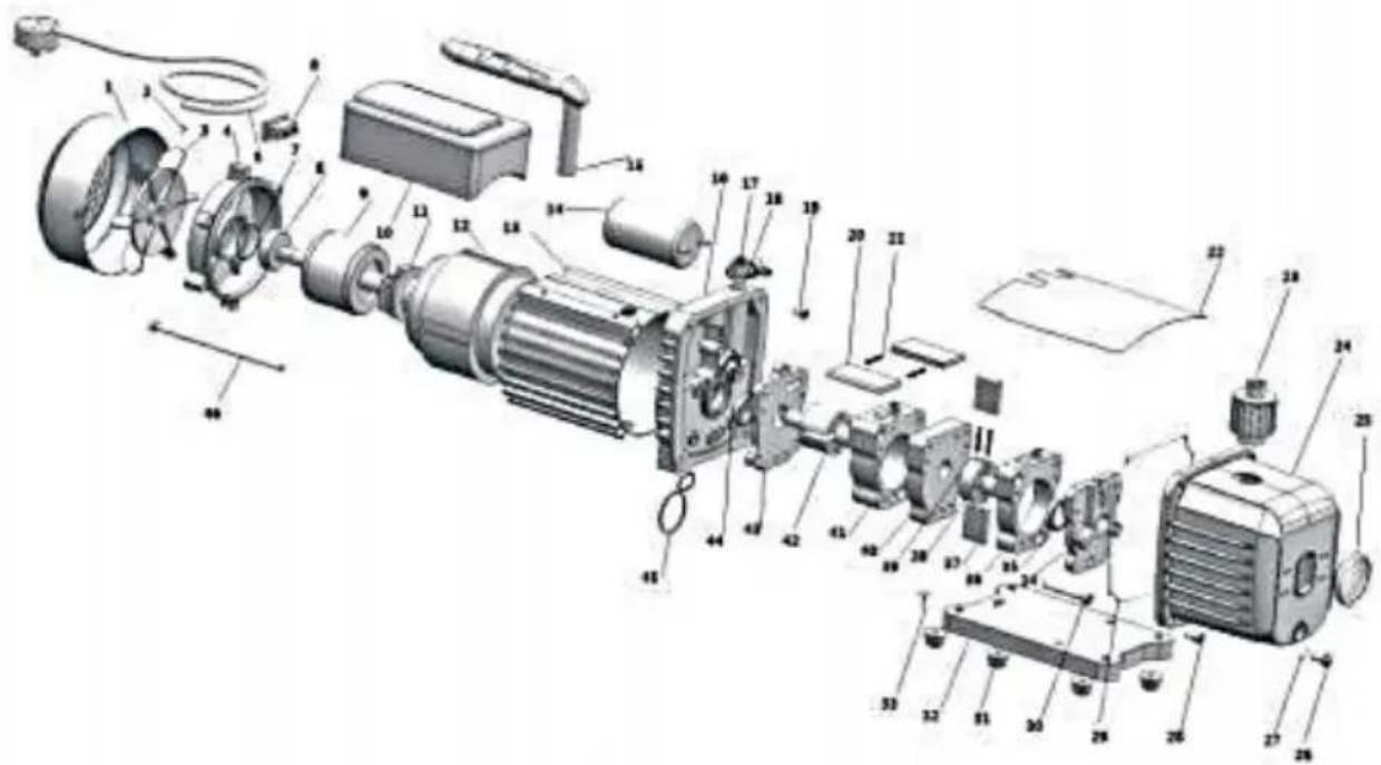 Vevor RS-3 - EXPLODED DRAWING - 1