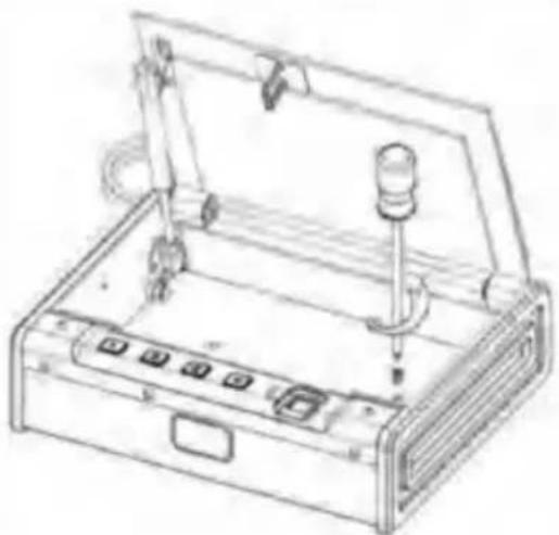 Vevor SS-SQH01 - SCHEMA DI INSTALLAZIONE E FISSAGGIO - 1