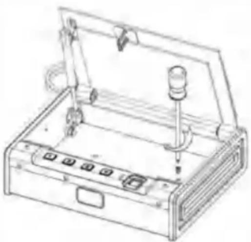 Vevor SS-SQH01 - INSTALLATION AND FIXATION DIAGRAM - 1