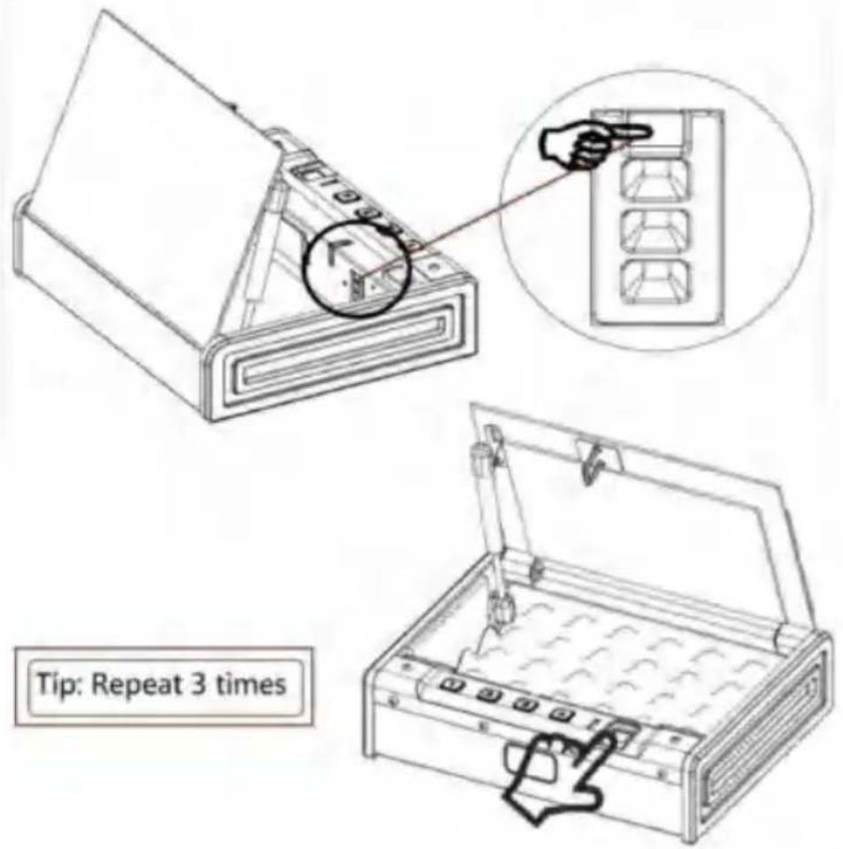 Vevor SS-SQH01 - (20 FINGERPRINTS CAN BE REGISTERED) - 1