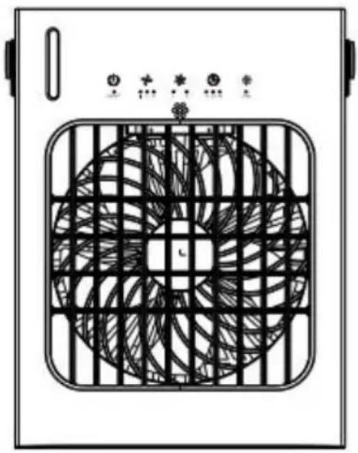 Vevor YH-F02 - PANEL FUNCTION DIAGRAM - 1