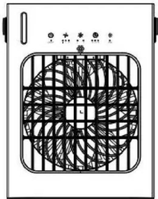 Vevor YH-F02 - FUNCTIEDIAGRAM VAN HET PANEL - 1