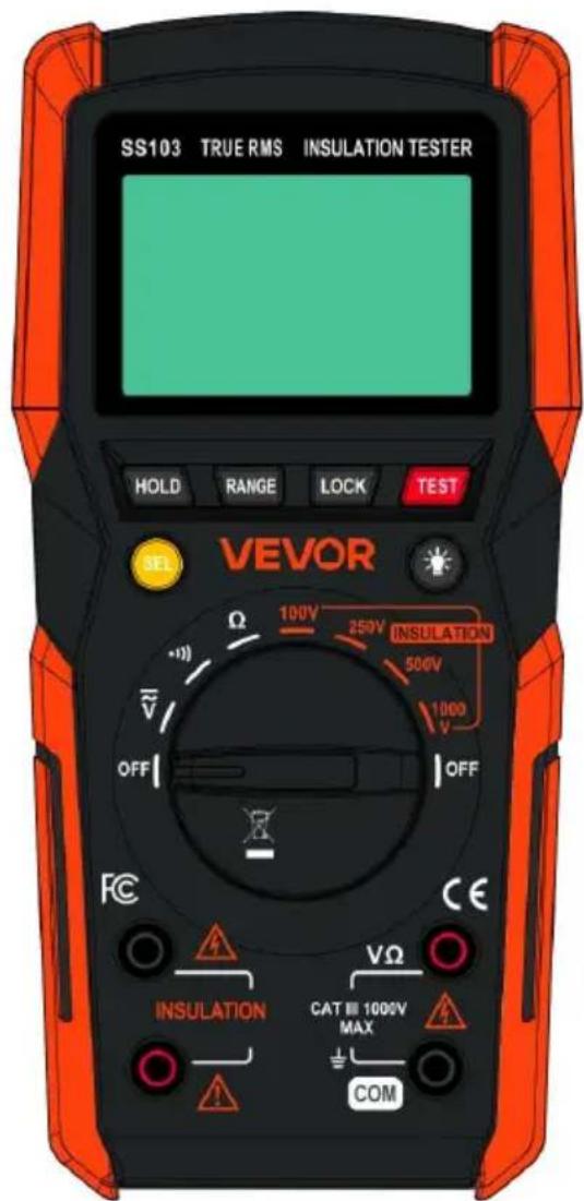Vevor SS103 - Echteffektivwert-Isolationstester - 1