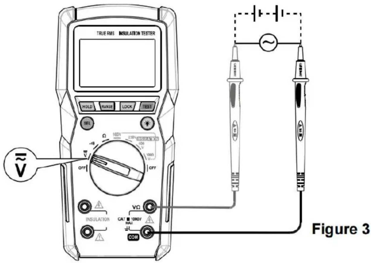 Vevor SS103 - DC- of AC-spanning meten - 1
