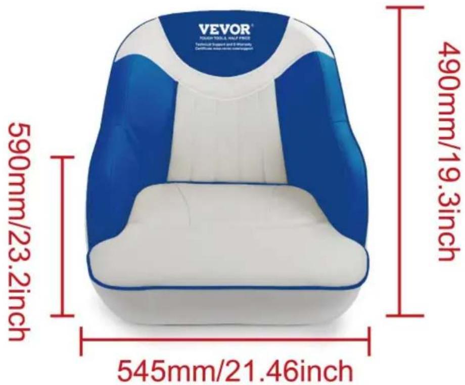Vevor YL86573 - II kit del sedile include: - 1