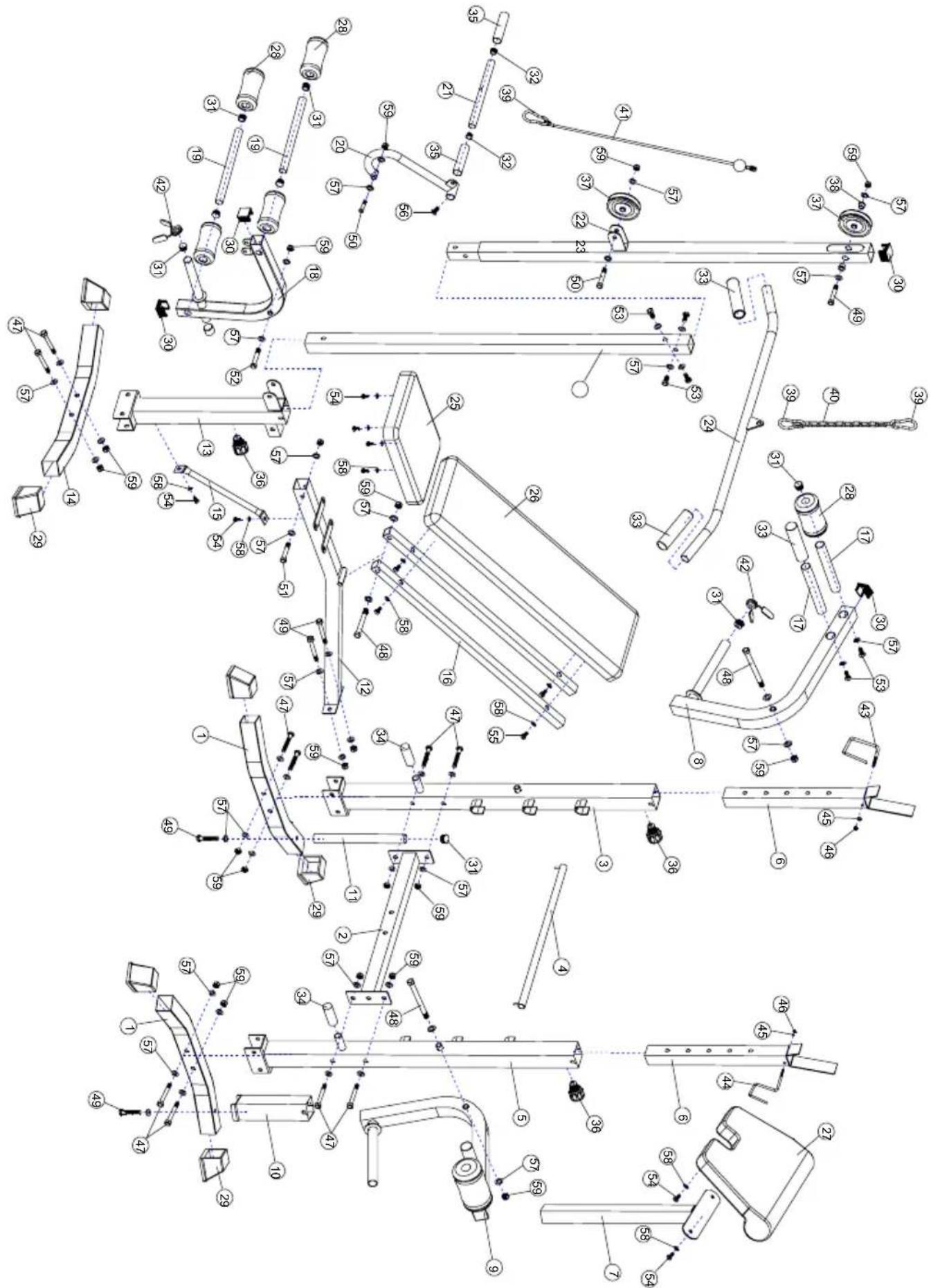Vevor YFBH-64D - PART LIST - 1