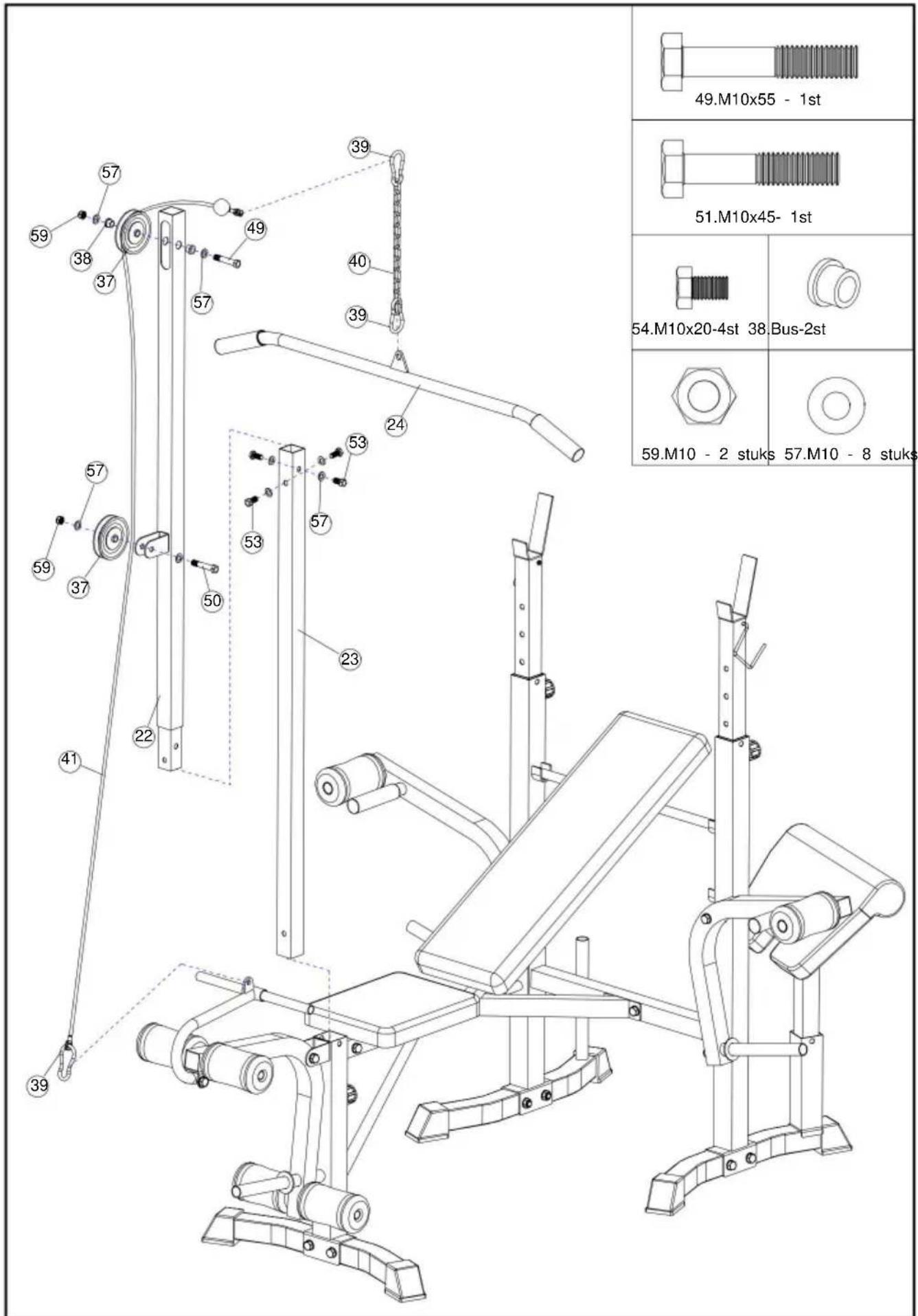 Vevor YFBH-64D - Installatiestappen - 7
