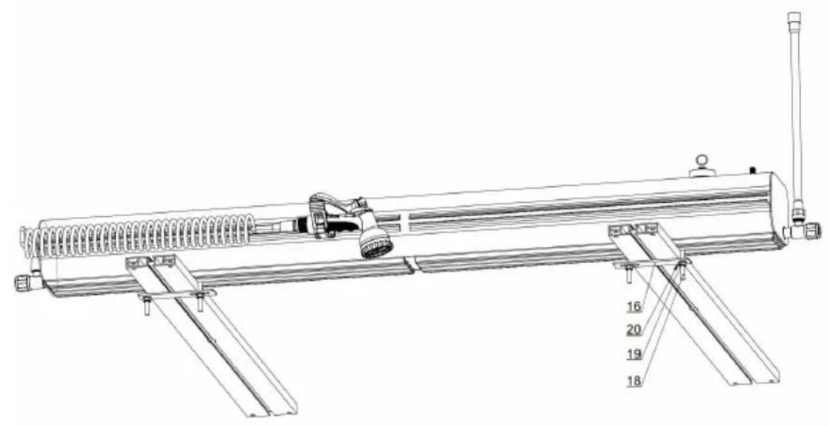 Vevor YK-SX-15L - Step 5: The water tank 1 is mounted on the top bracket of car. - 4