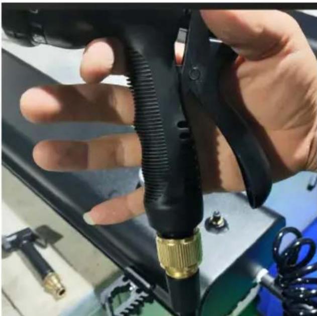 Vevor YK-SX-15L - Step 3: Install Water gun nozzle 3 and sprinkler 4; - 12