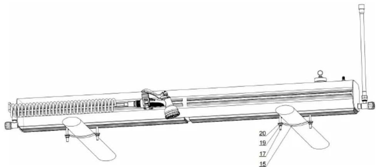 Vevor YK-SX-15L - Step 5: The water tank 1 is mounted on the top bracket of car. - 2
