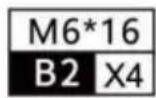 Vevor YBTC-03 - TEILELISTE (TV- SCHRAUBENBESCHLÜSSE) - 4