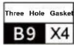 Vevor YBTC-03 - PARTS LIST(TV SCREW FITTINGS - 18