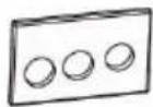 Vevor YBTC-03 - PARTS LIST(TV SCREW FITTINGS - 17