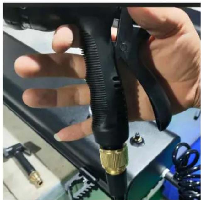 Vevor YK-SX-30L - Step 3: Install Water gun nozzle 3 and sprinkler 4; - 12