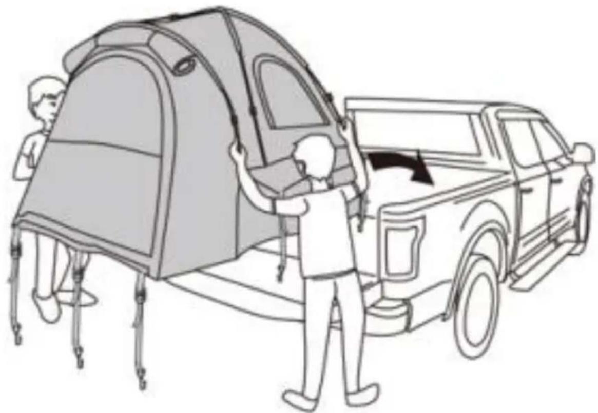 Vevor 120813 - MONTAGGIO TENDA CAMION - 5