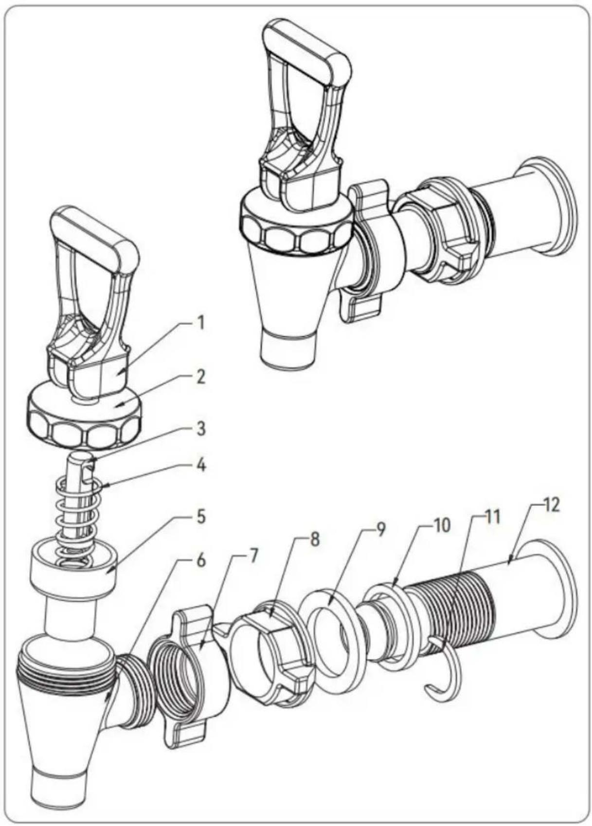 Vevor 5GL - Beverage Dispenser Faucet - 1