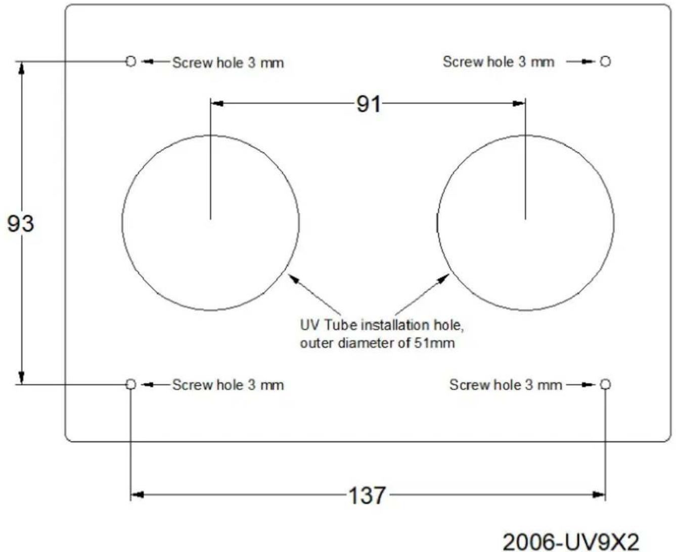 Vevor 2006-UV9X2 - Installation steps - 3