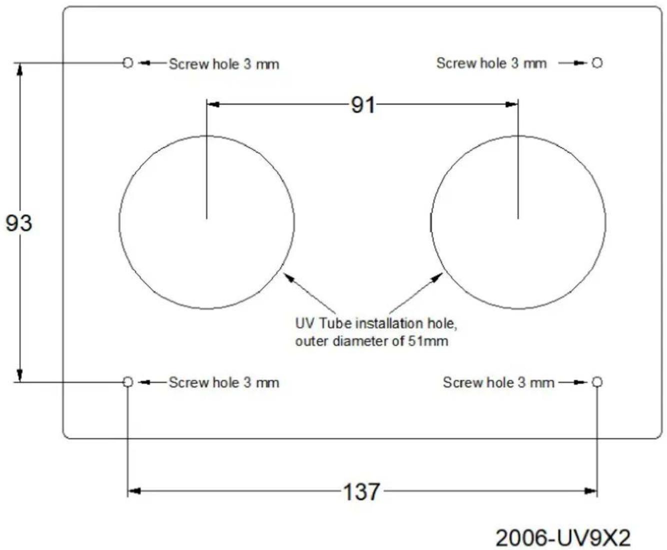 Vevor 2006-UV9X2 - Pasos de instalación - 3