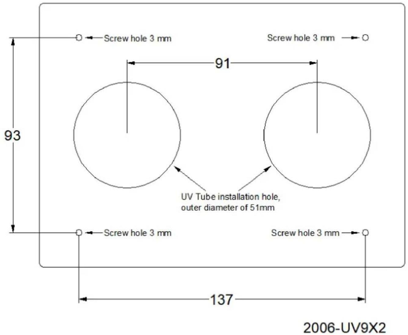 Vevor 2006-UV9X2 - Installatiestappen - 3