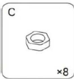 Vevor ZWE-BC-SS-03 - PARTS LIST - 12