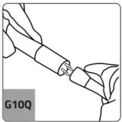 Vevor SDE-025 - CONNEXION DE LA LAMPE - 1