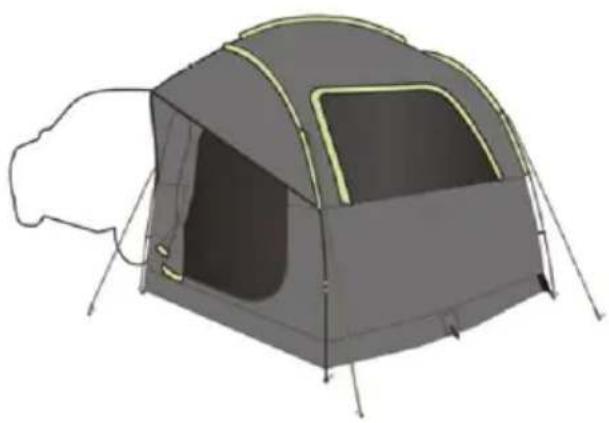 Vevor 120838 - TRUCK TENT ASSEMBLE - 7