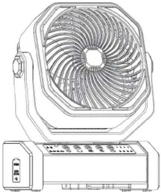 Vevor D12 - POWERFUL FLOOR FAN - 1