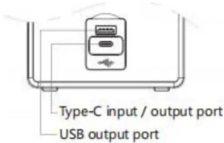 Vevor D12 - Lade-/Powerbank-Funktion Eingabe-/Ausgabeanschlüsse: - 1
