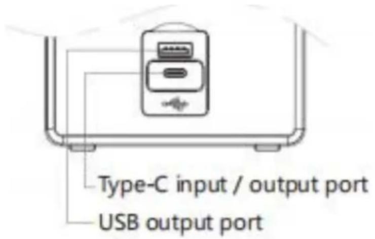 Vevor D12 - Fonction de charge/batterie externe Ports d'entrée/sortie : - 1