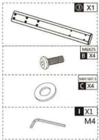 Vevor FSH25-G1 - FOR TV INSTALLATION - 22