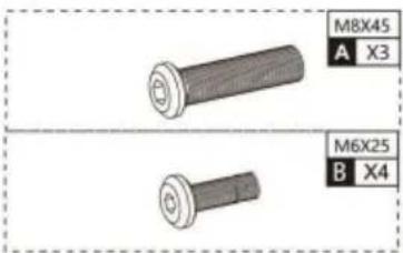 Vevor FSH25-G1 - PART LIST - 2