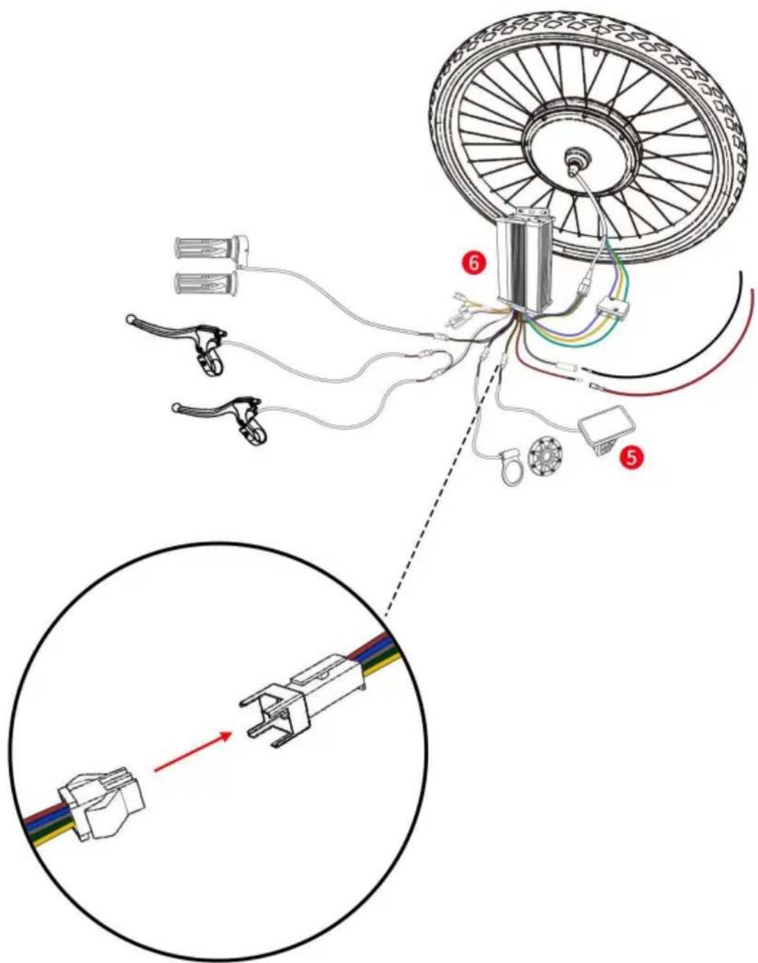 Vevor CNE-K26F1KW - Paketets innehåll - 2