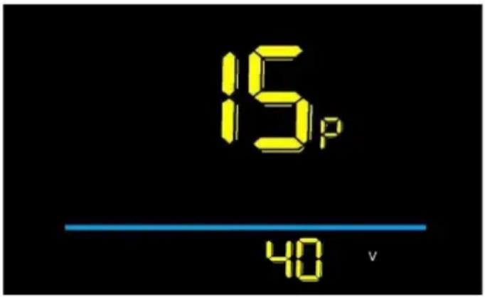 Vevor CNE-K26F1KW - Number of pedal assist sensor magnets setting - 1
