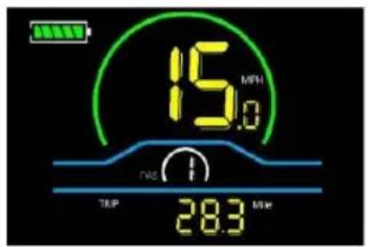 Vevor CNE-K26F1KW - PAS level selection - 1