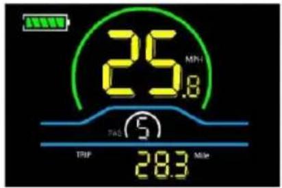 Vevor CNE-K26F1KW - PAS level selection - 3