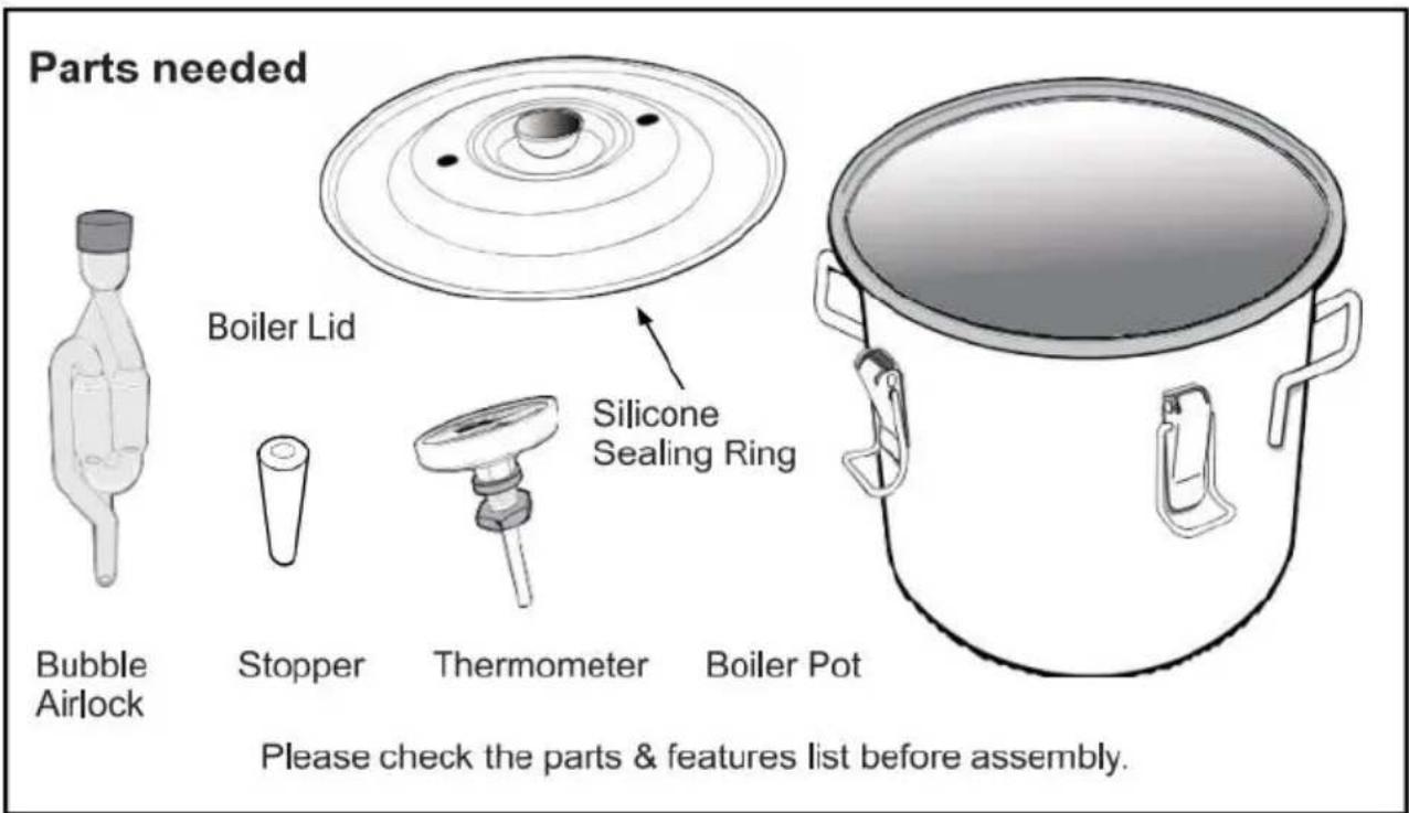 Vevor DTDB-30L-U - SETTING UP FOR FERMENTING - 1