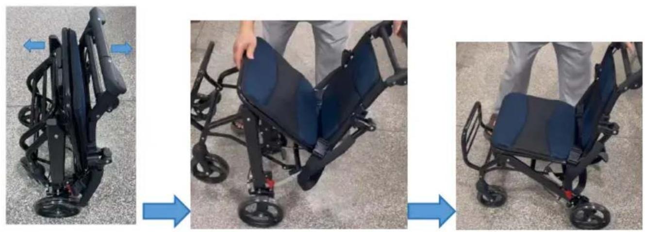 Vevor FS800LBJF4 - Unfold Wheelchair - 1