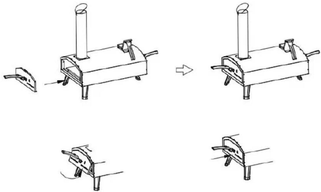 Vevor GB-PO12R - Install the pellet box - 4