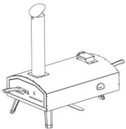 Vevor GB-PO12R - HOLZBEHEIZTER PIZZAOFEN - 1