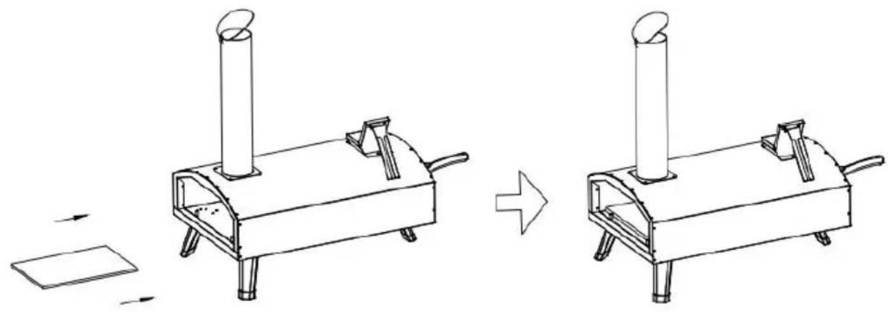 Vevor GB-PO12R - Install the pellet box - 3