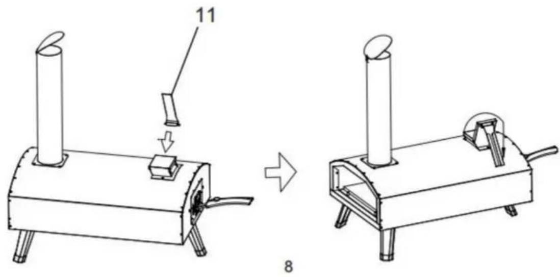 Vevor GB-PO12R - Installer la cheminée - 3
