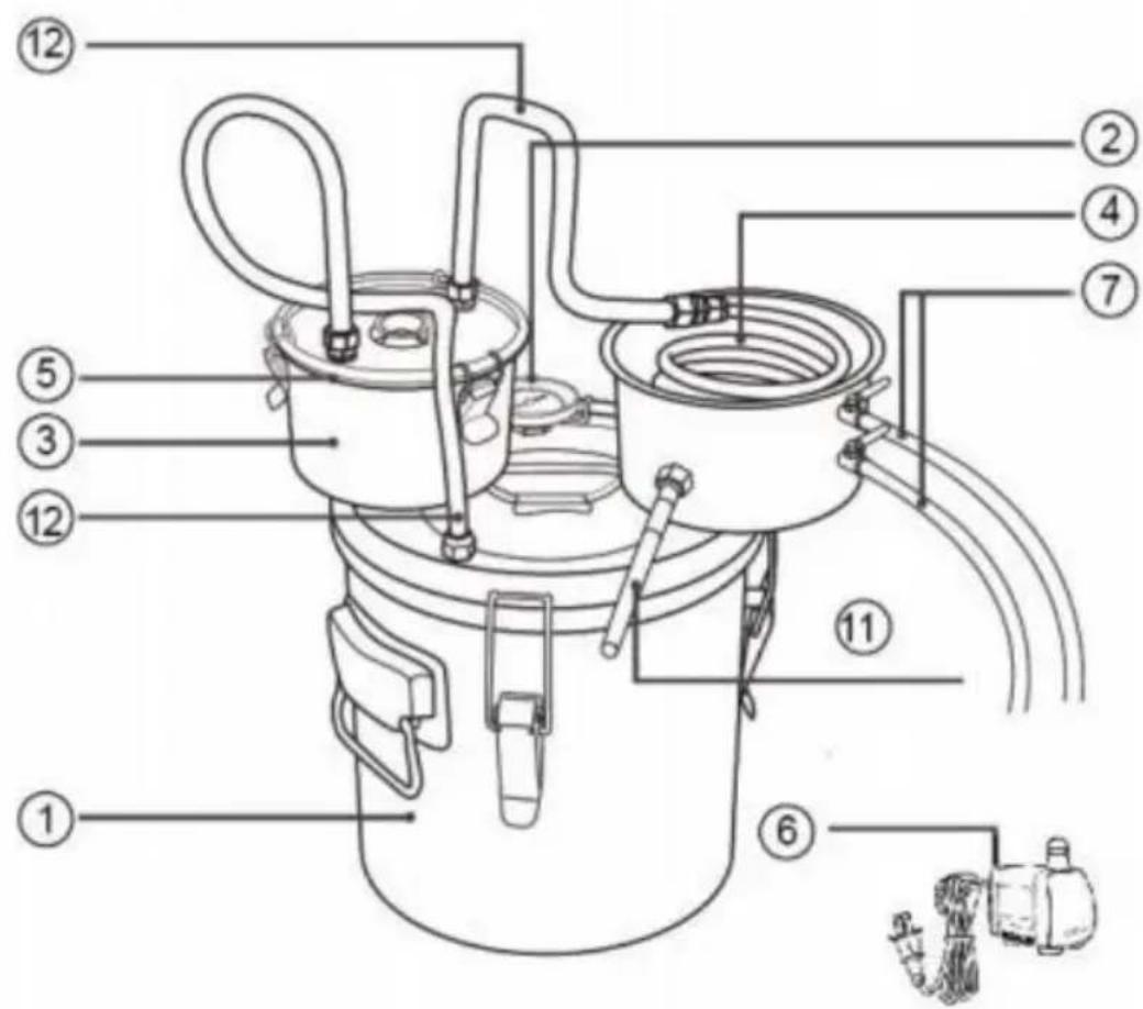 Vevor DTDB-10L-U - PARTS &amp; FEATURES - 1