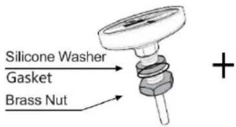 Vevor DTDB-10L-U - Attach Thermometer to Boiler Lid - 1