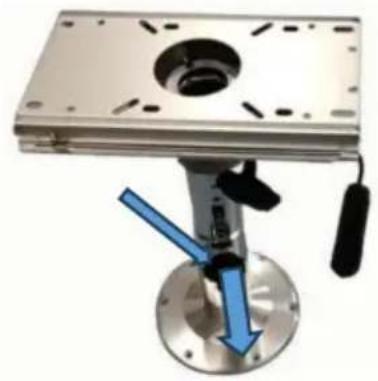 Vevor AD75304 - Regolazione dell'altezza del depestal: - 1