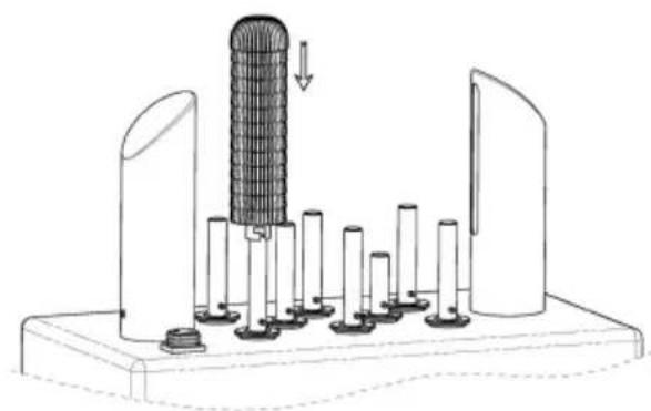 Vevor FM-12 - ASSEMBLY INSTRUCTIONS OF BRUSHES - 4