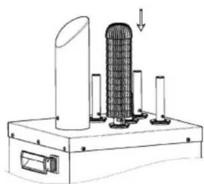 Vevor FM-12 - ASSEMBLY INSTRUCTIONS OF BRUSHES - 2