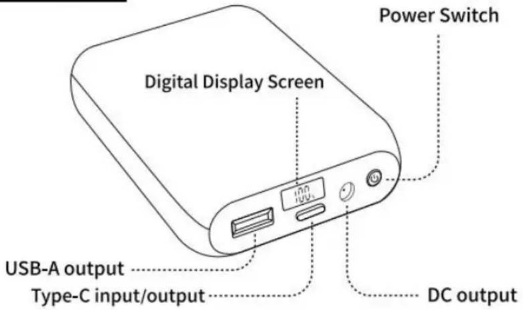 Vevor HM-275 - Power Bank - 1