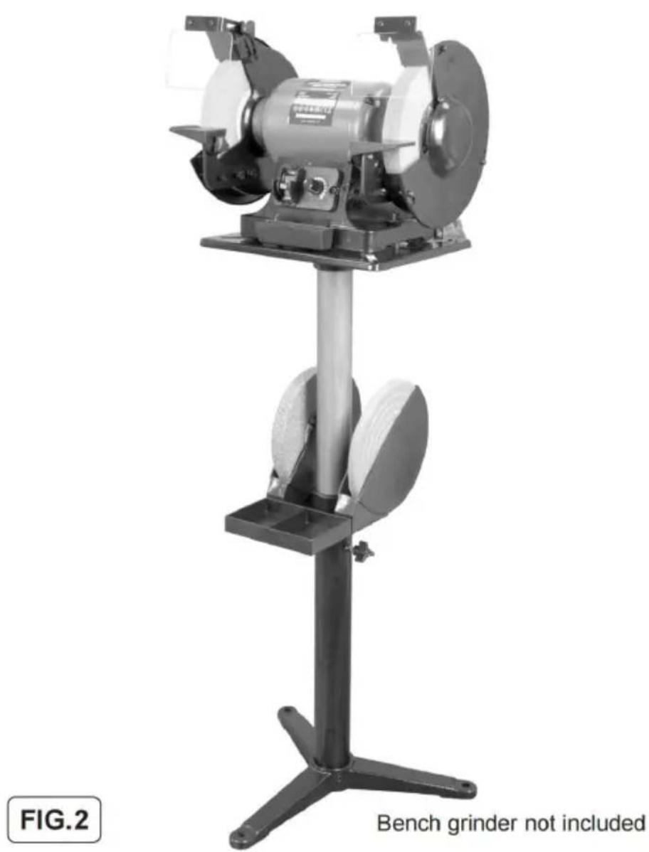 Vevor GS-E - SECURING A GRINDER - 1