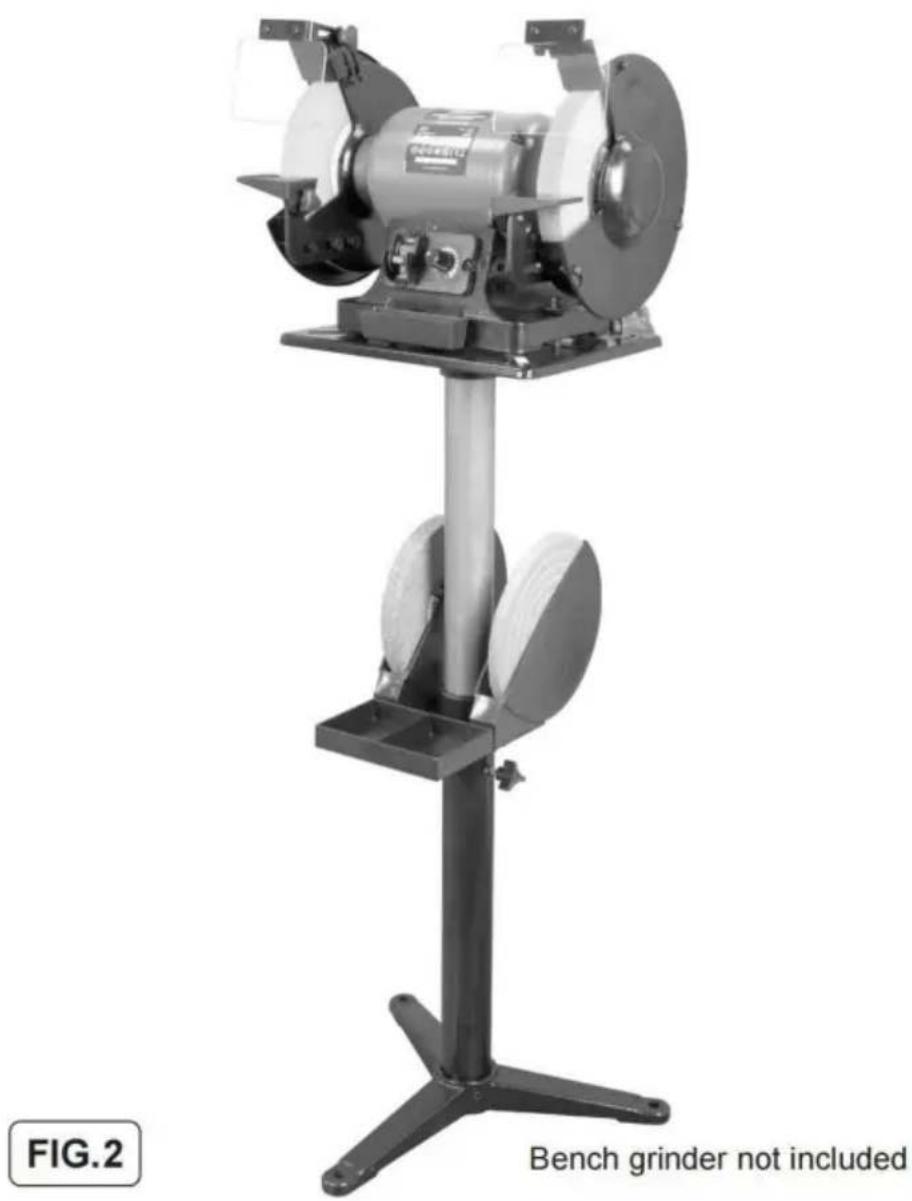 Vevor GS-E - SICHERN EINES GRINDERS - 1