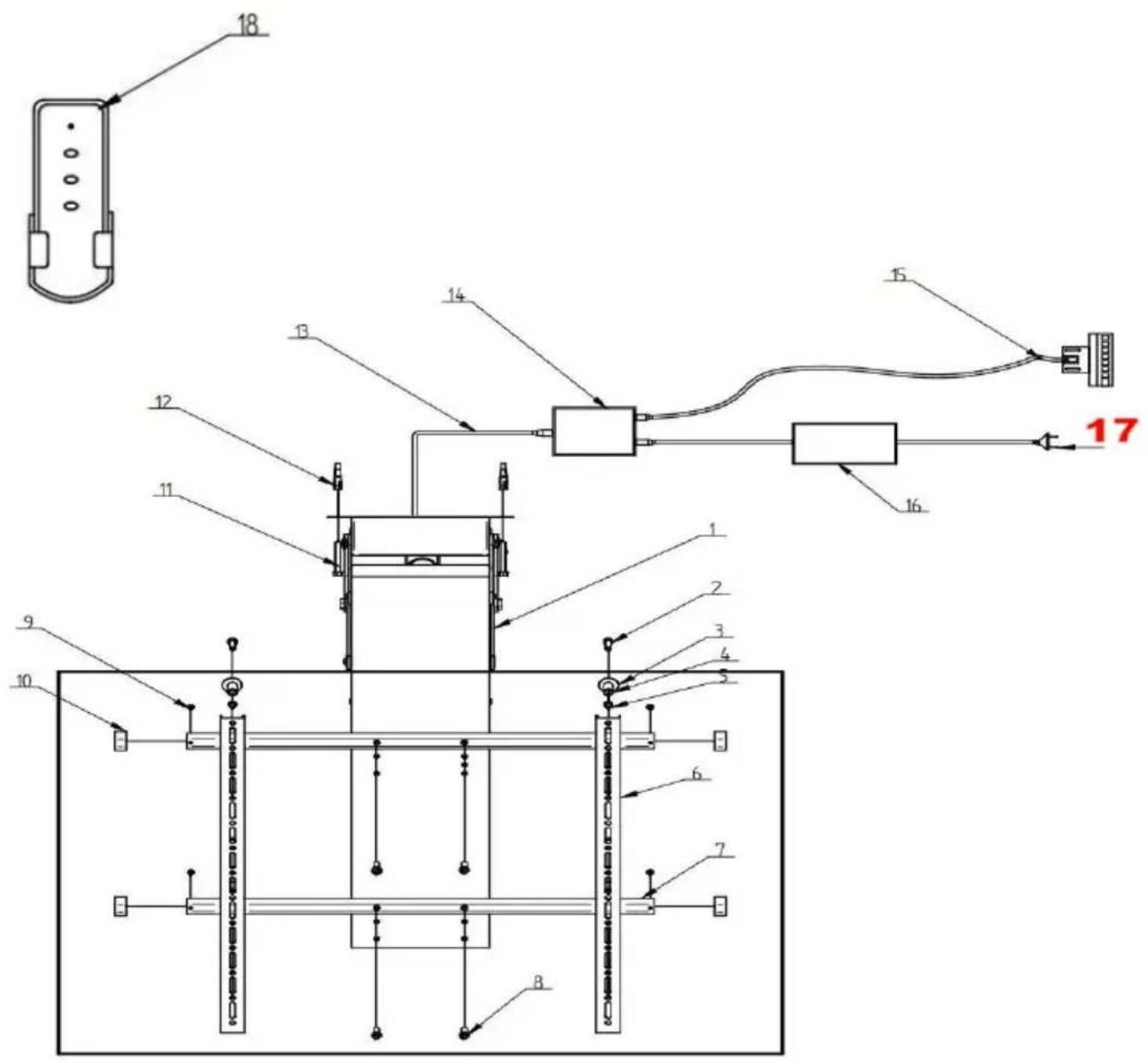 Vevor DT680-A - PARTS LIST - 1